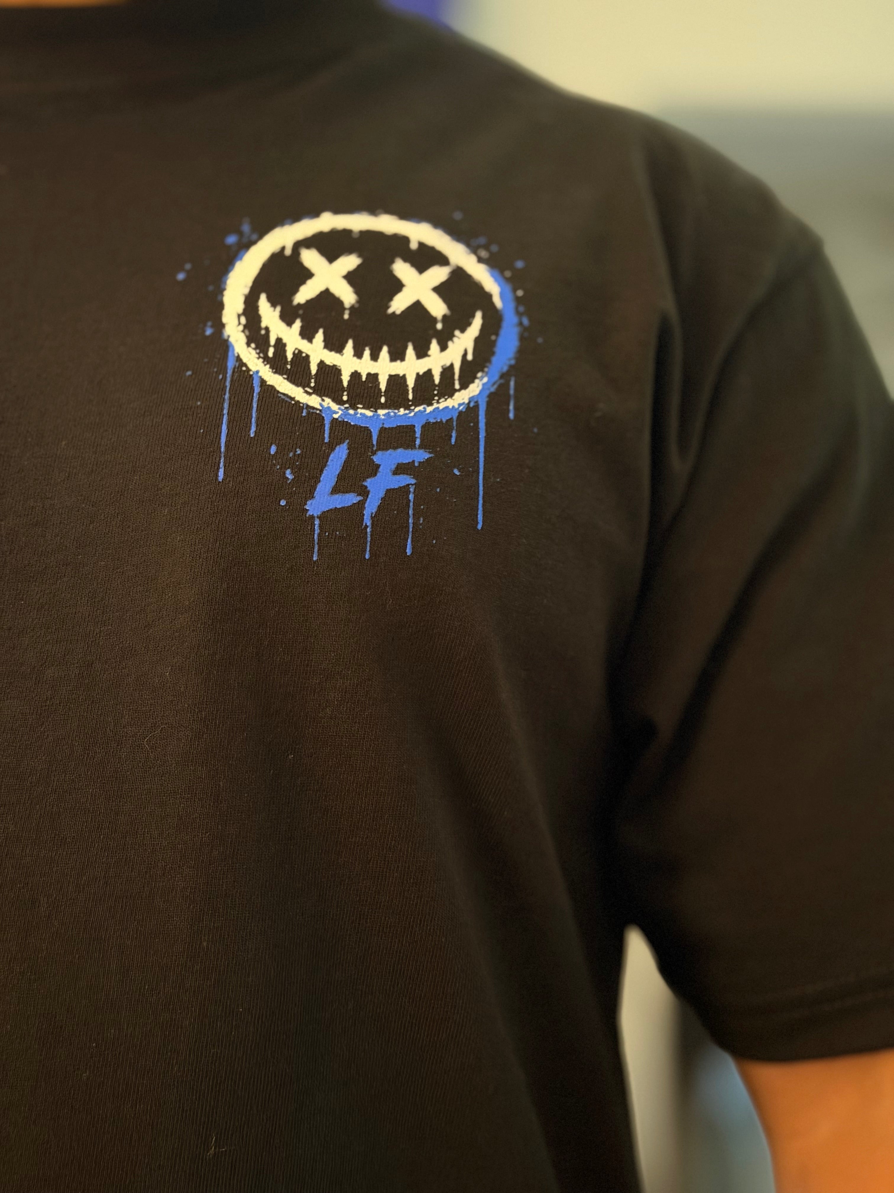 LOCO Mentality Tee – Blue Lightning