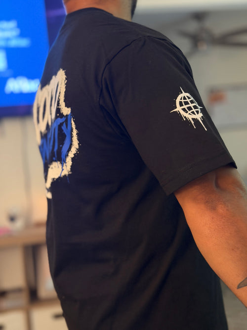 LOCO Mentality Tee – Blue Lightning